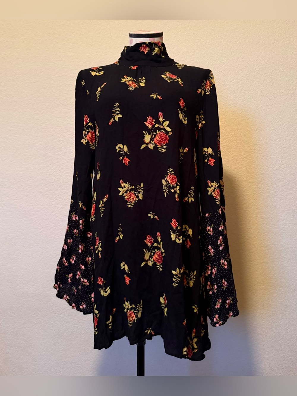 Free People Floral Boho Tate Tunic Dress